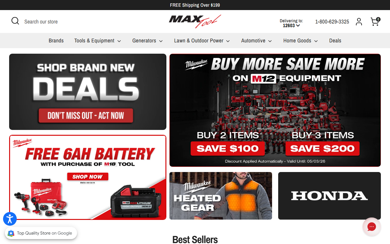 1800maxdeal.com screenshot