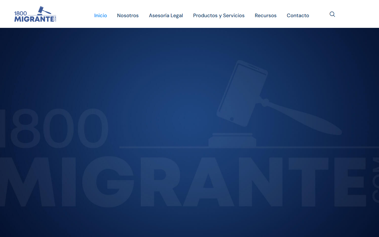 1800migrante.com screenshot