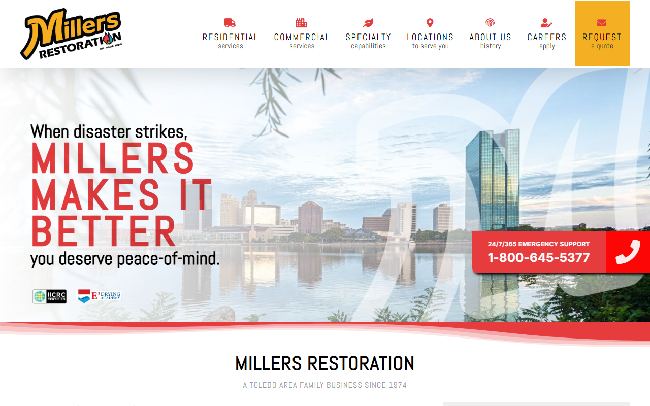 1800millers.com screenshot