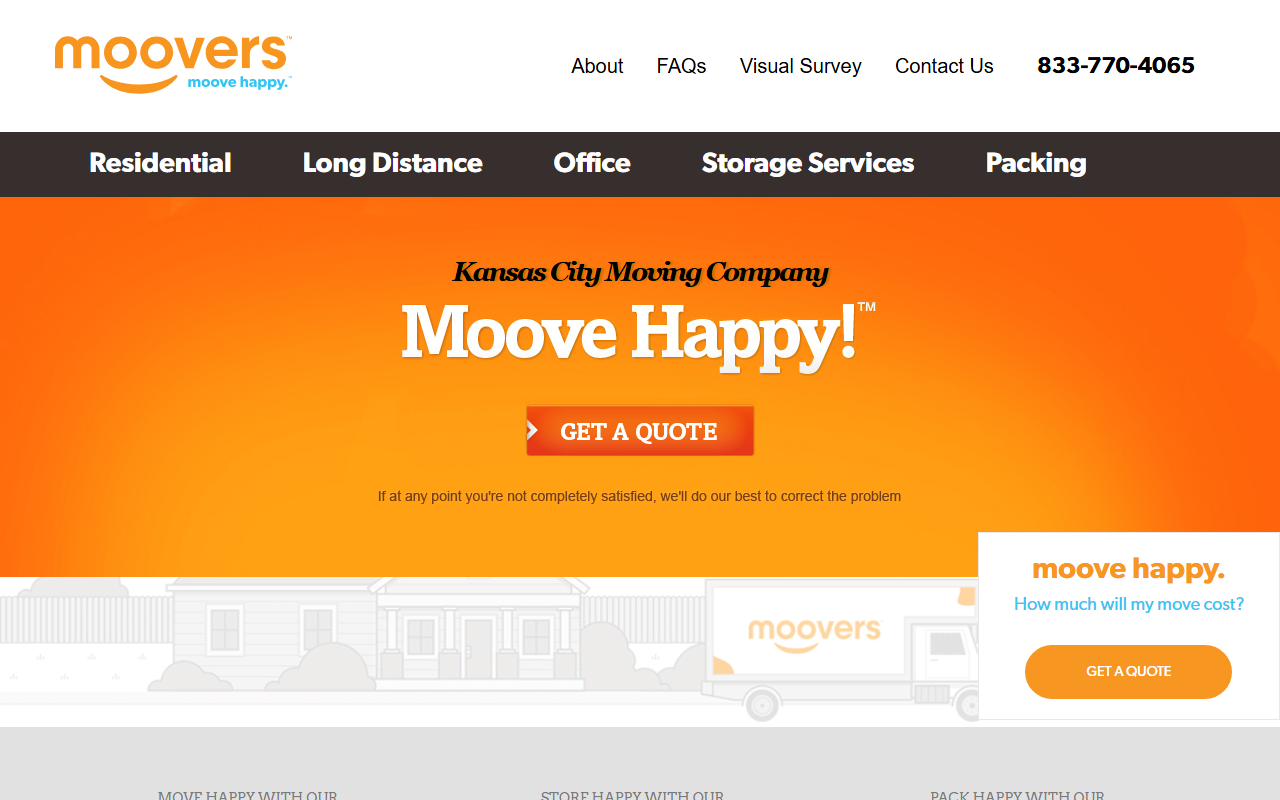 1800moovers.com screenshot