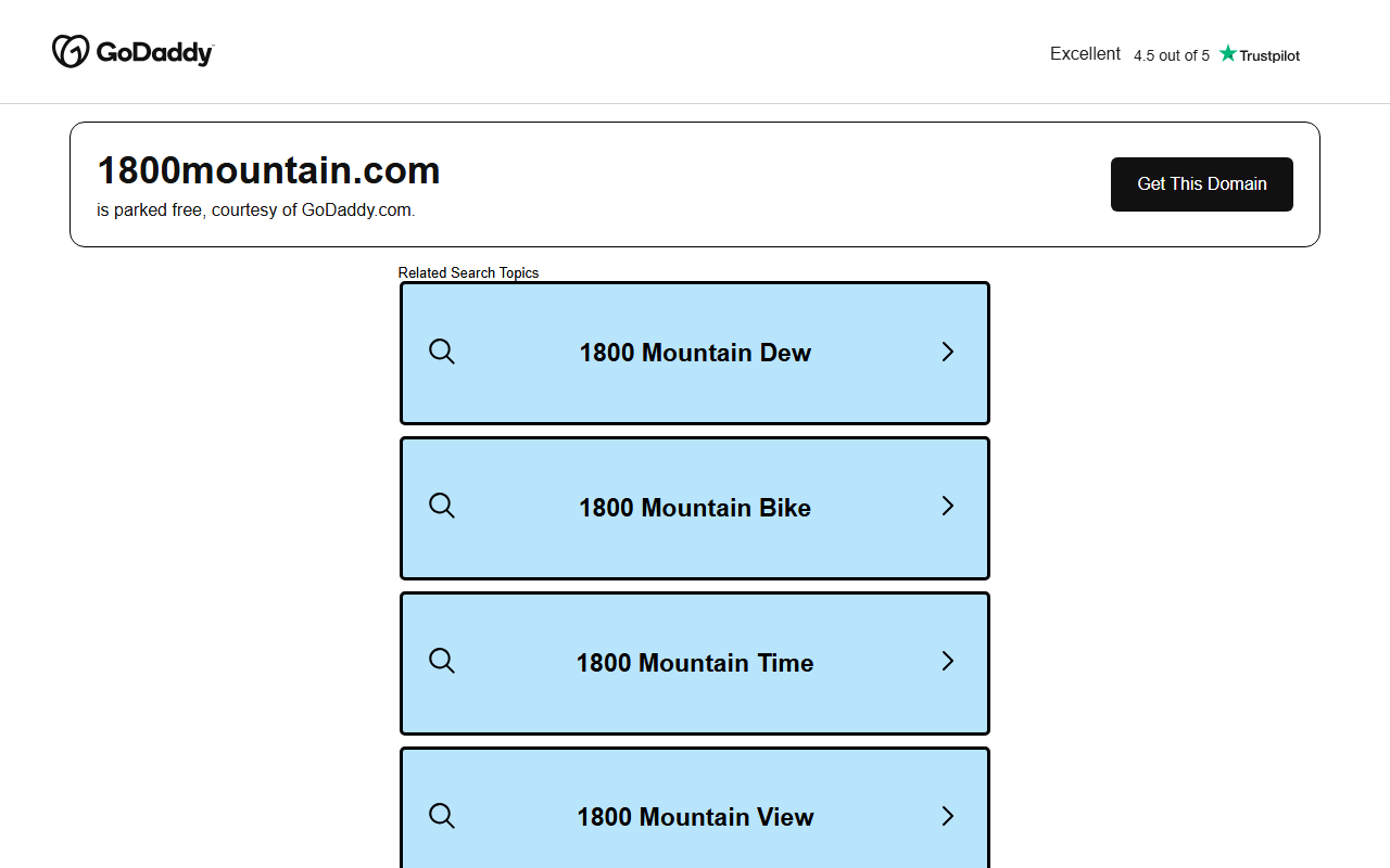 1800mountain.com screenshot