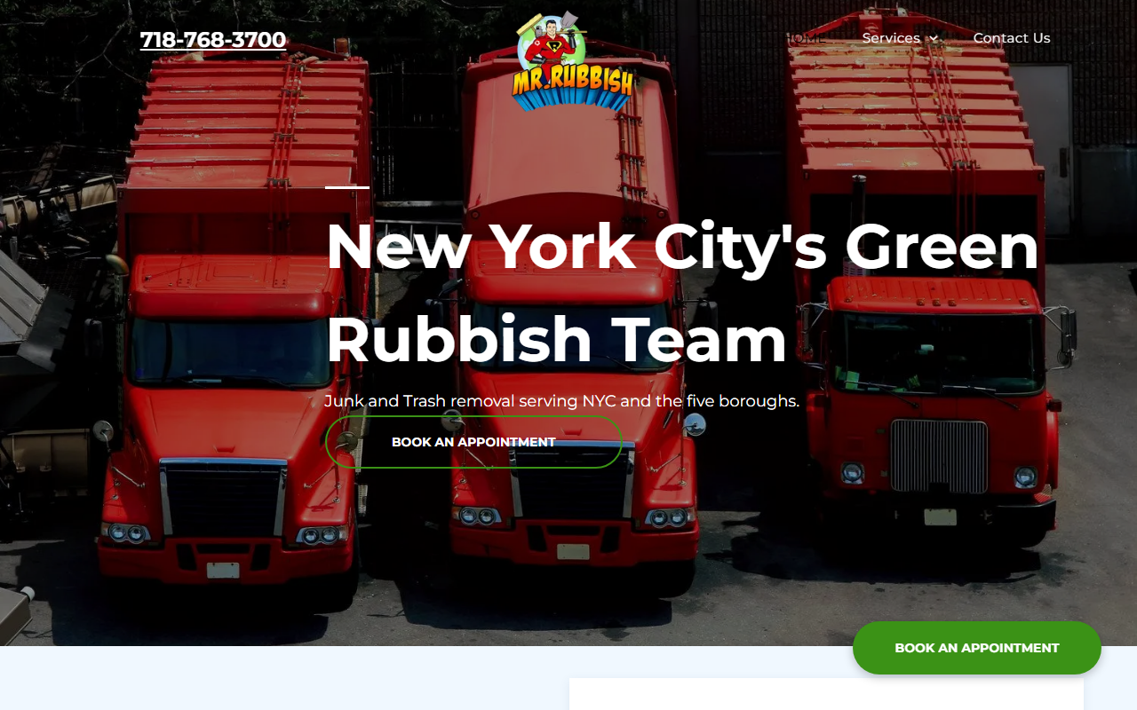 1800mrrubbish.com screenshot