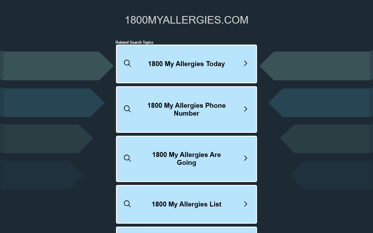 1800myallergies.com screenshot