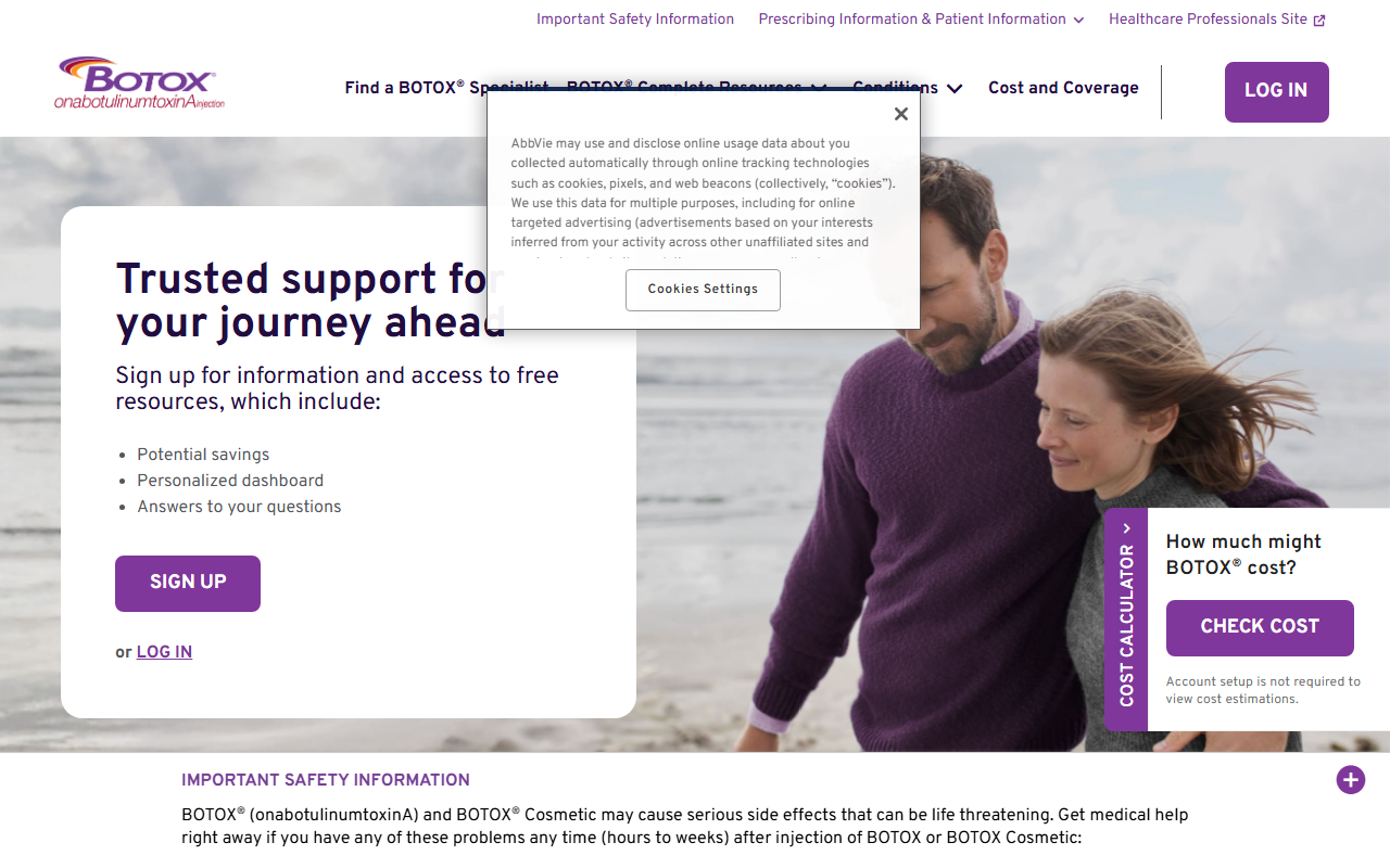 1800mybotox.com screenshot