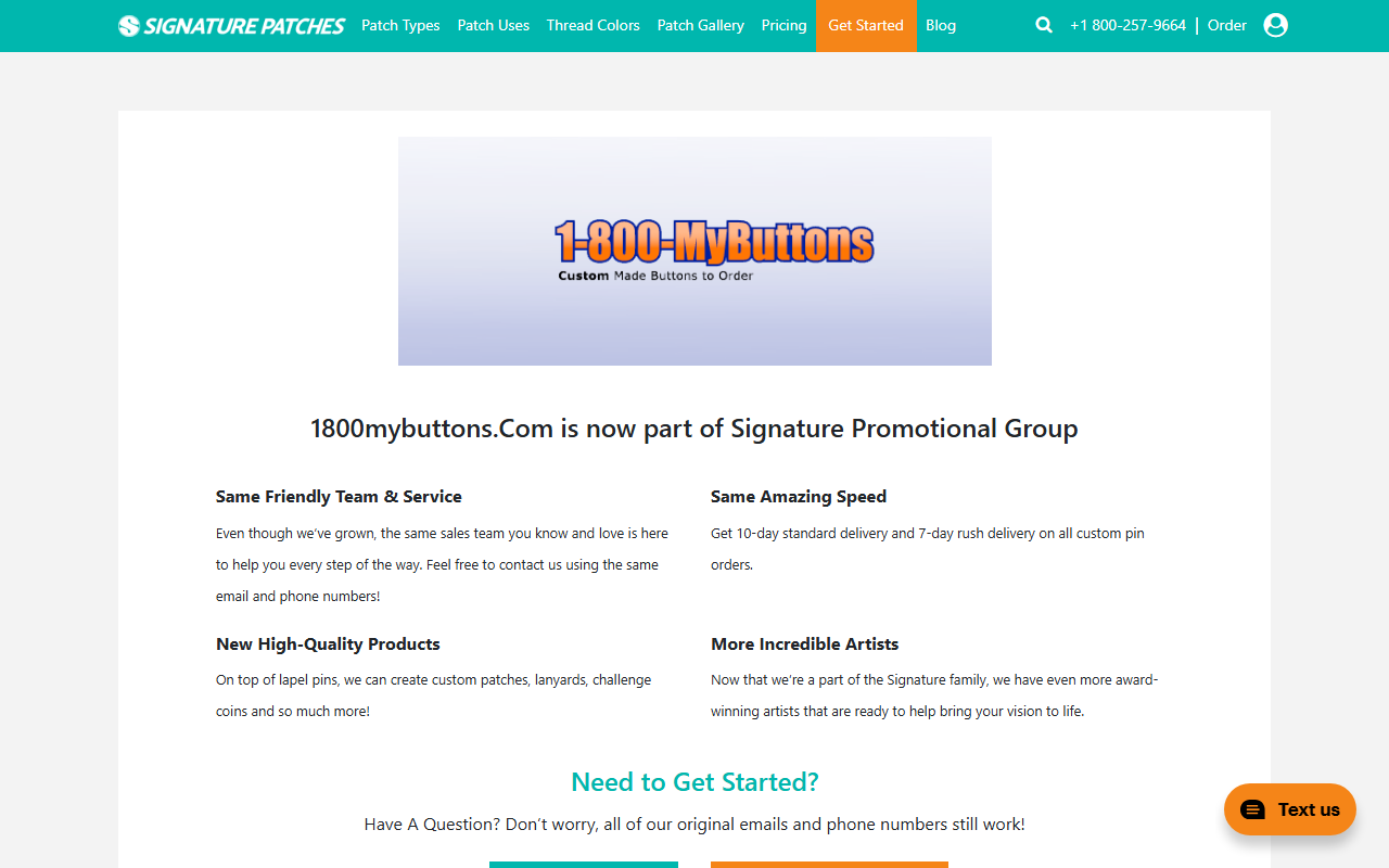 1800mybuttons.com screenshot