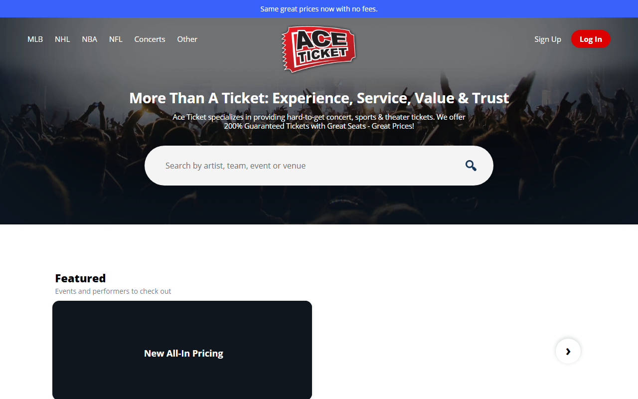 1800myseats.com screenshot