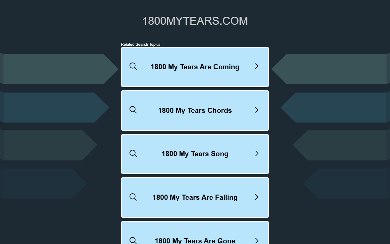 1800mytears.com screenshot