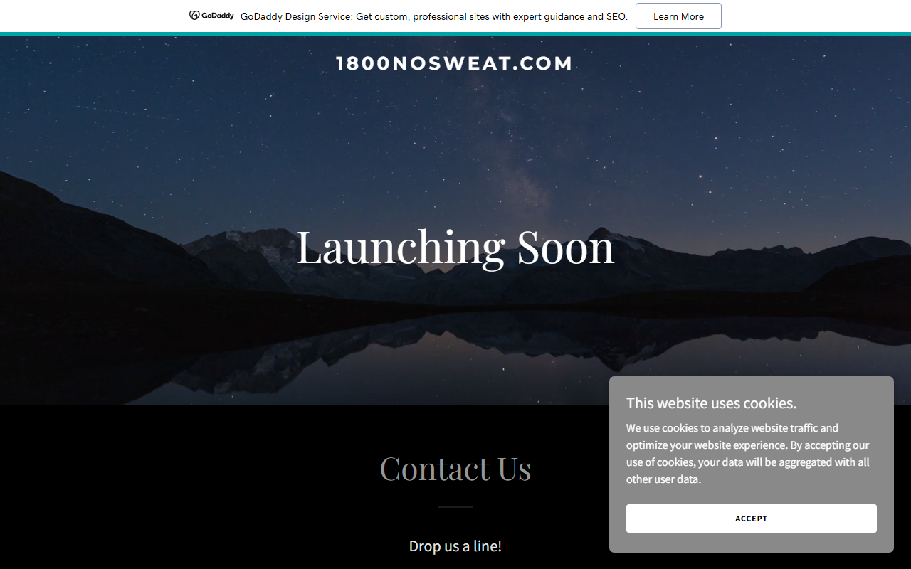1800nosweat.com screenshot