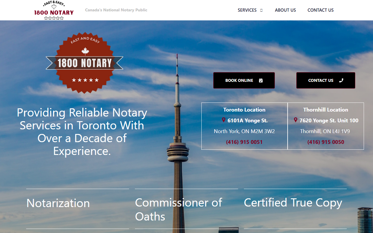 1800notarypublic.com screenshot