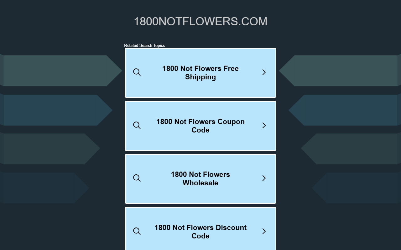 1800notflowers.com screenshot