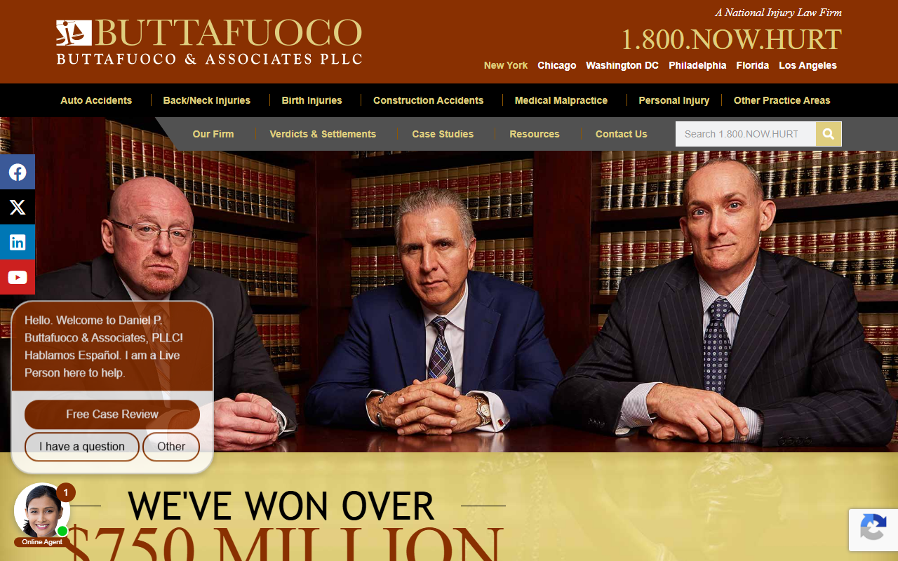 1800nowhurt.com screenshot