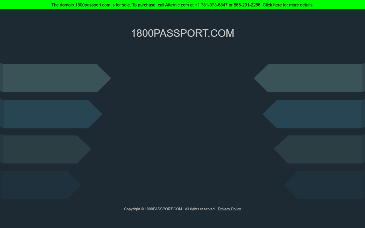 1800passport.com screenshot