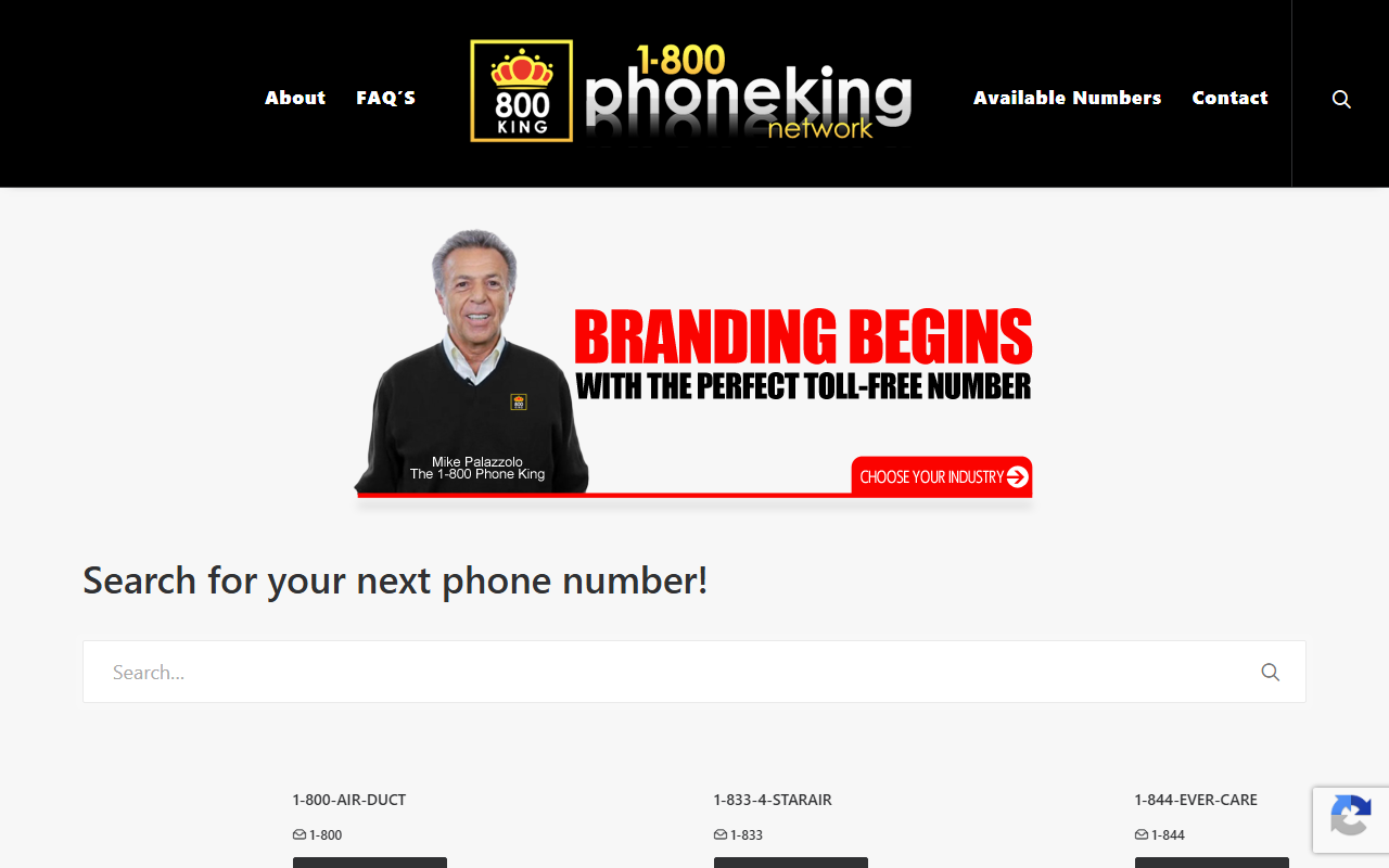 1800phoneking.com screenshot