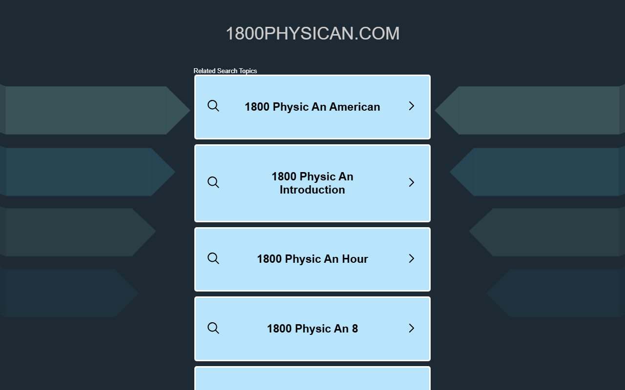 1800physican.com screenshot