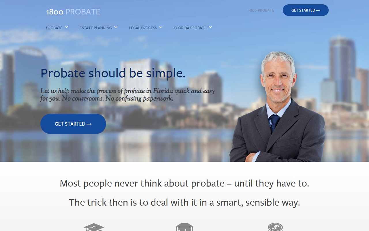 1800probate.com screenshot