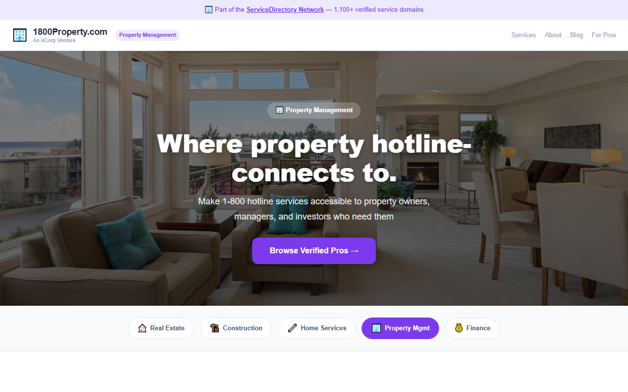 1800property.com screenshot