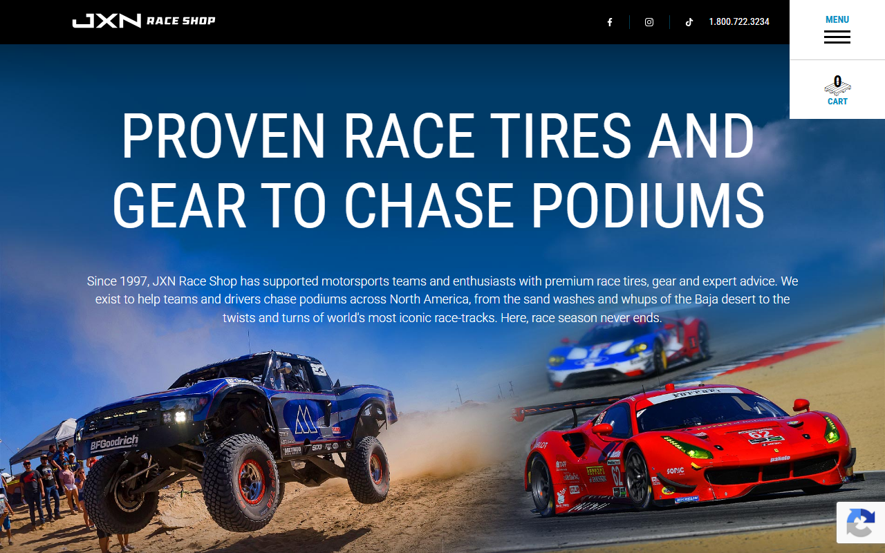 1800racebfg.com screenshot