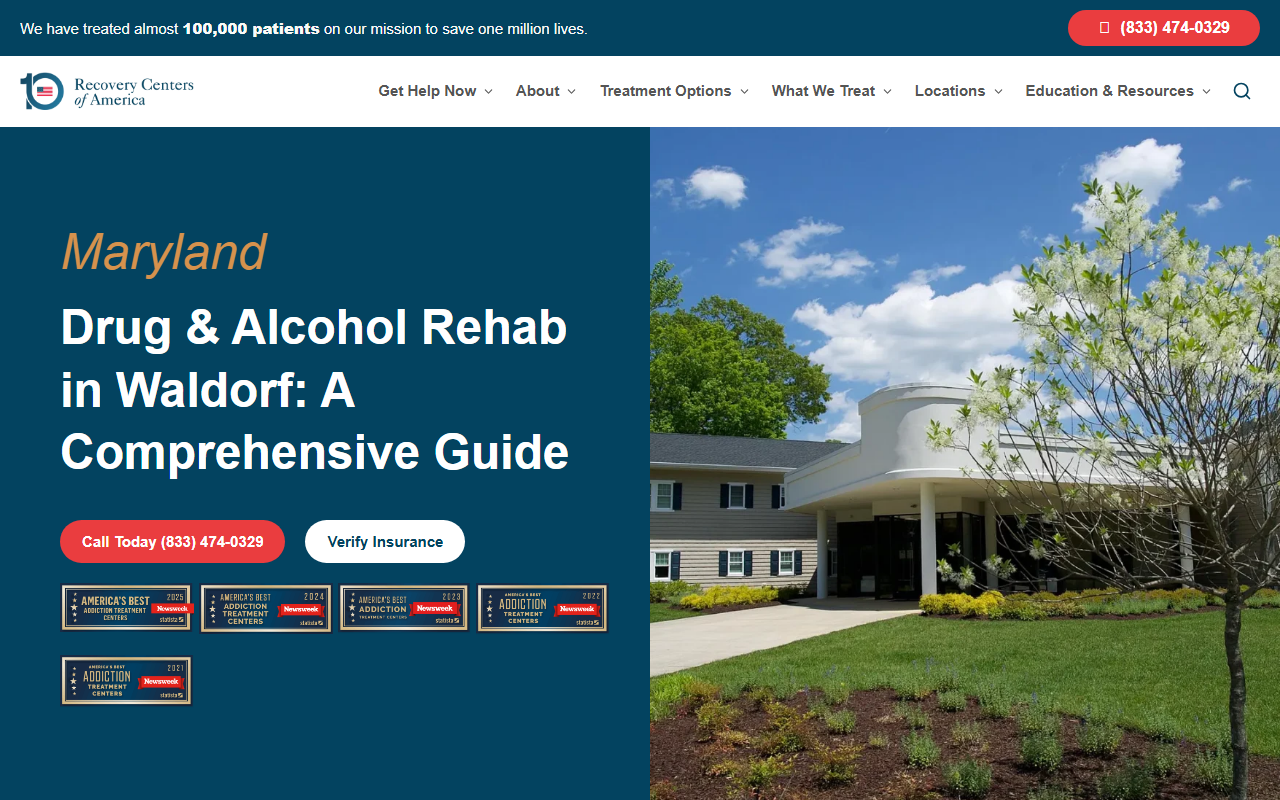 1800recoverydc.com screenshot