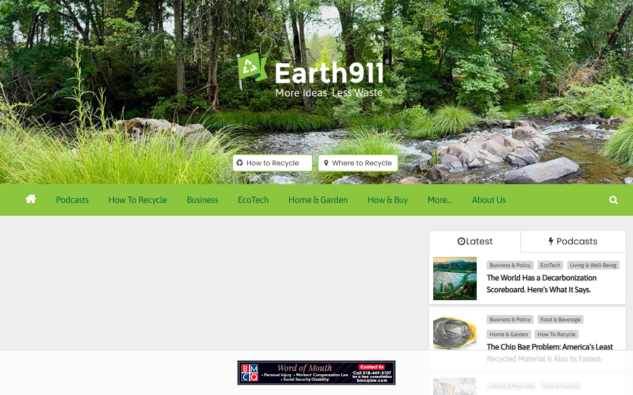 1800recycle.com screenshot