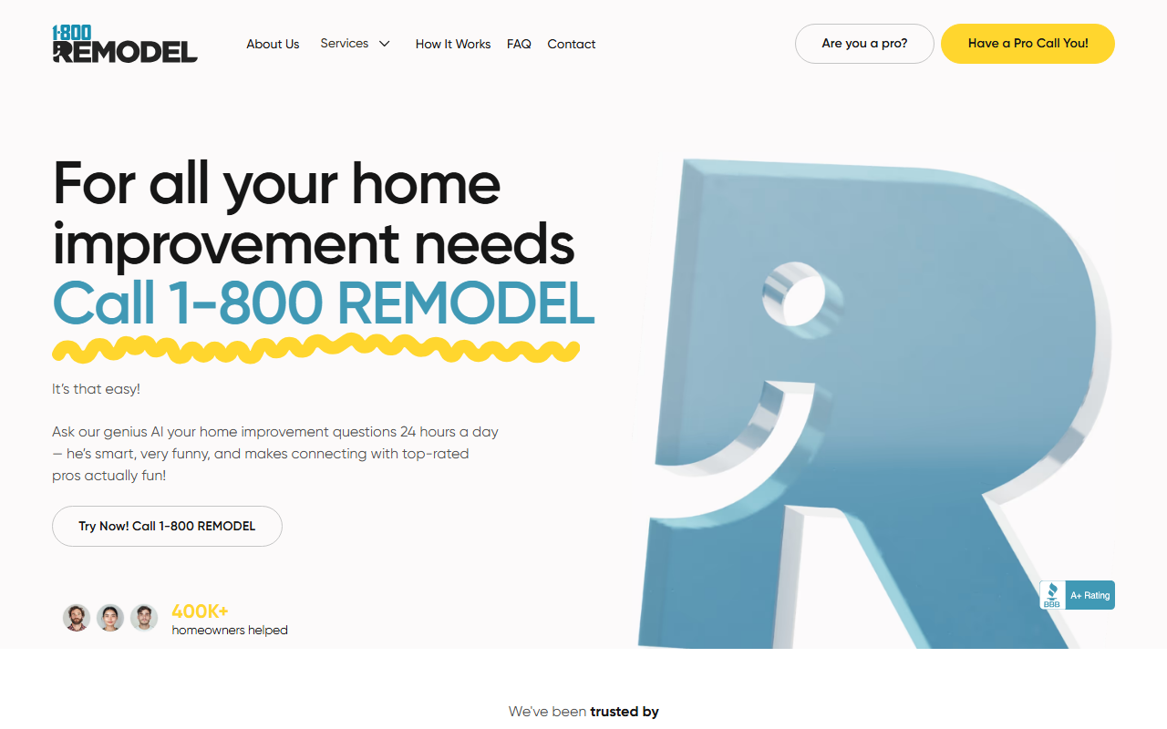 1800remodel.com screenshot