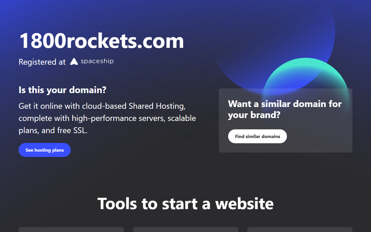 1800rockets.com screenshot