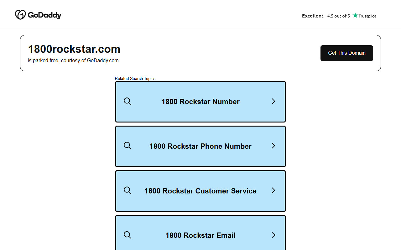 1800rockstar.com screenshot