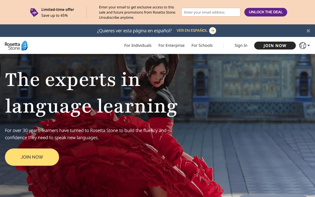 1800rosetta.com screenshot