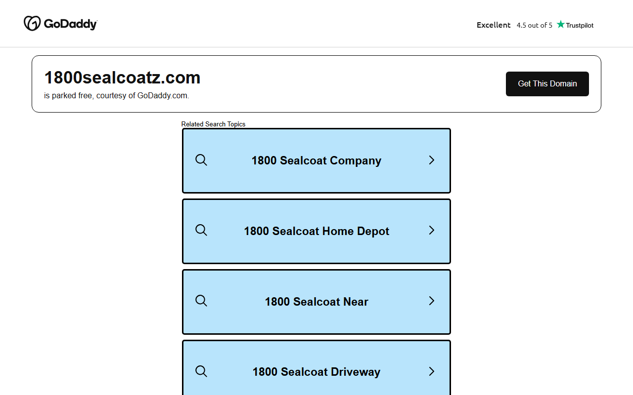 1800sealcoatz.com screenshot