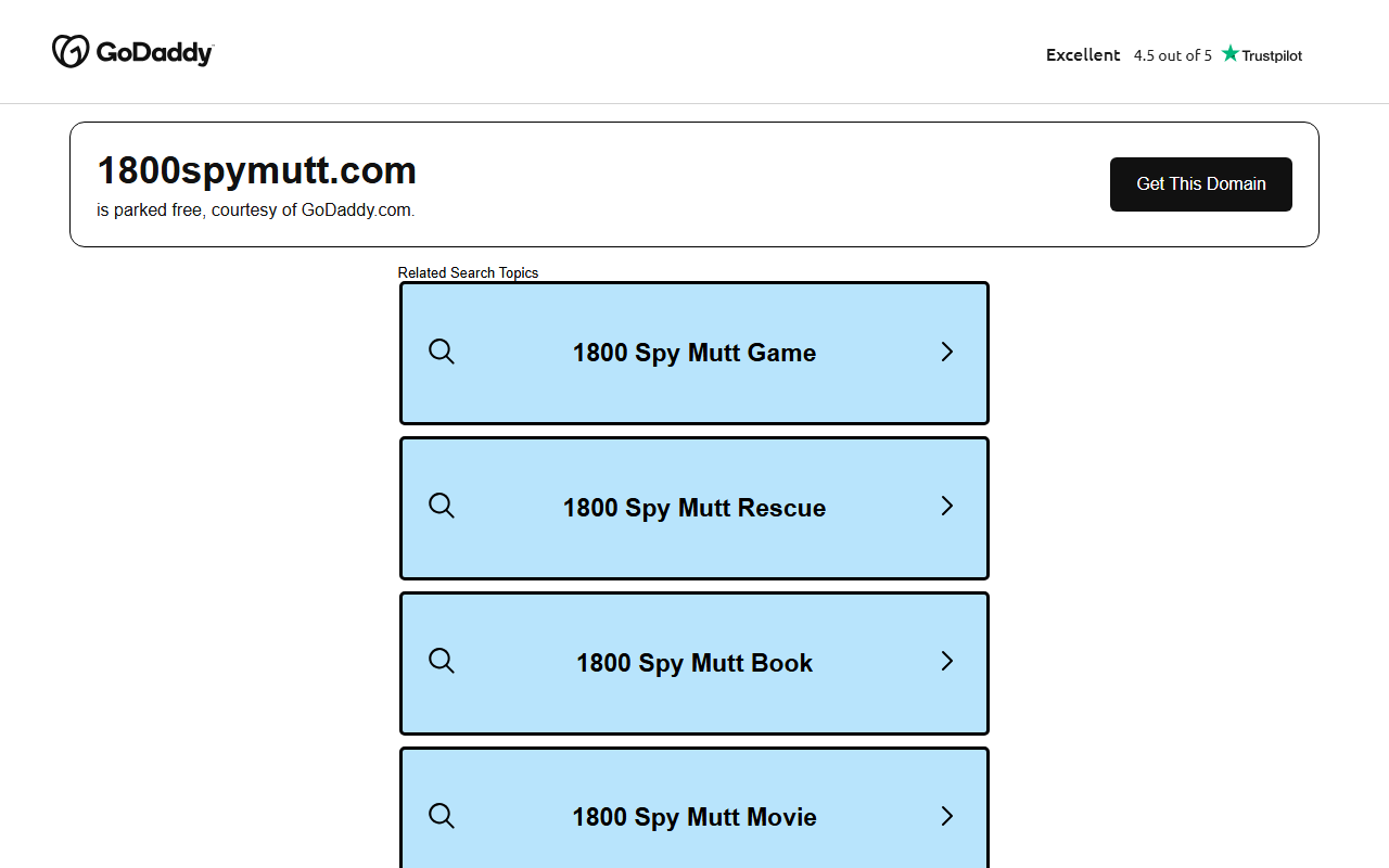1800spymutt.com screenshot