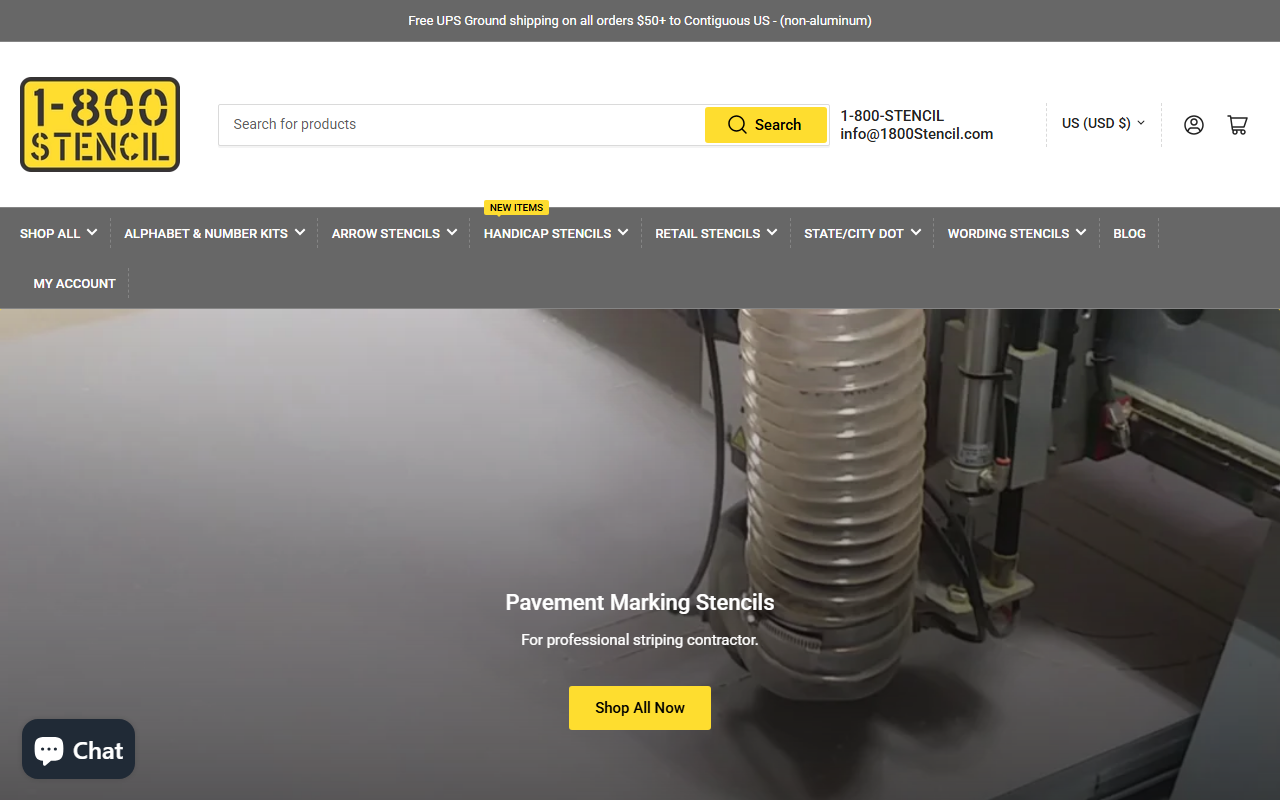 1800stenciling.com screenshot