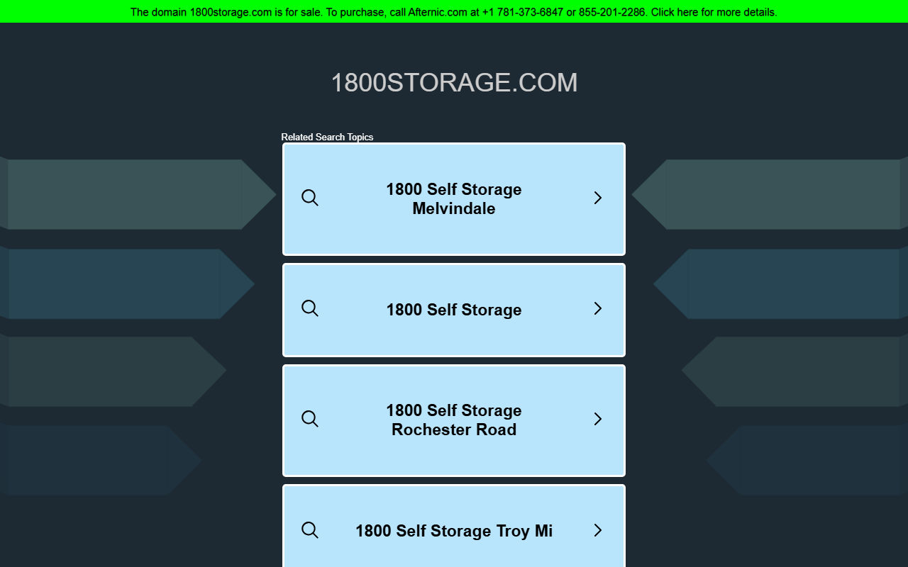 1800storage.com screenshot