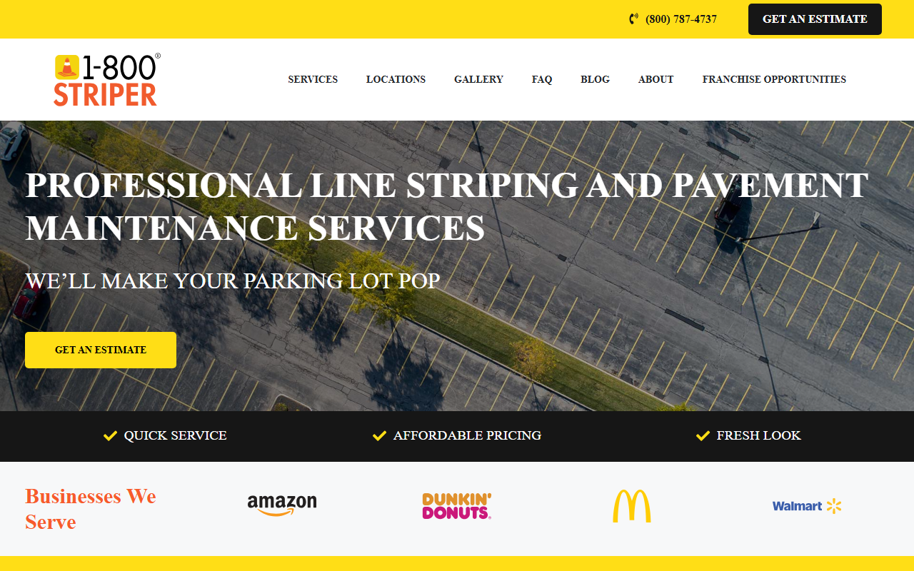 1800stripers.com screenshot