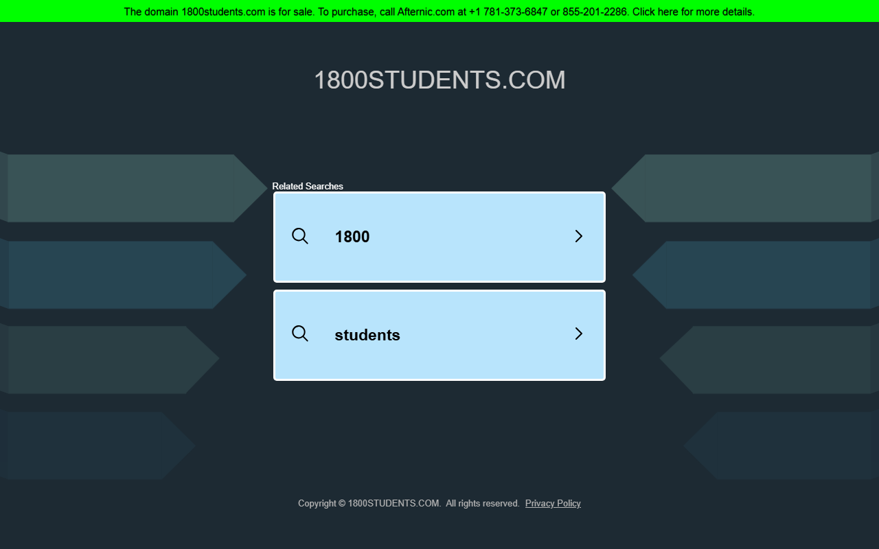 1800students.com screenshot