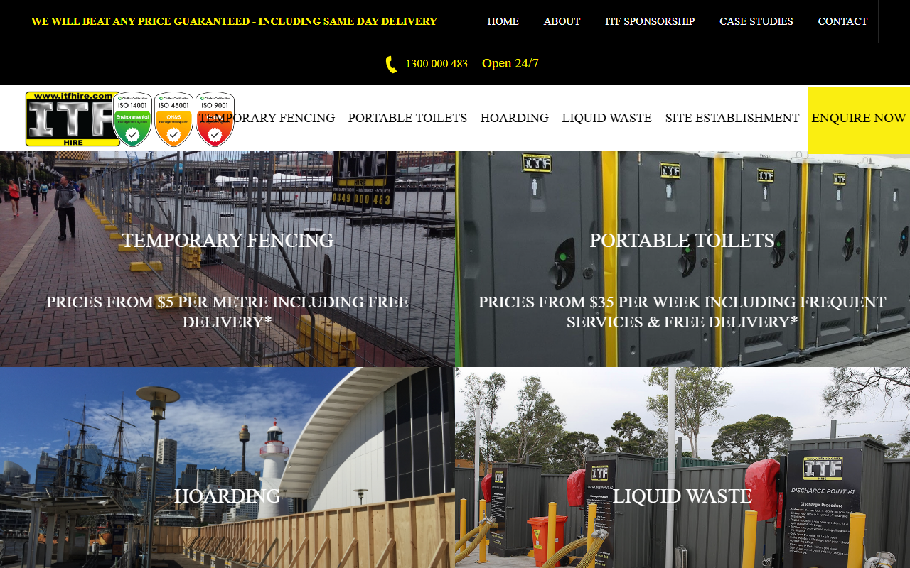 1800tempfence.com screenshot