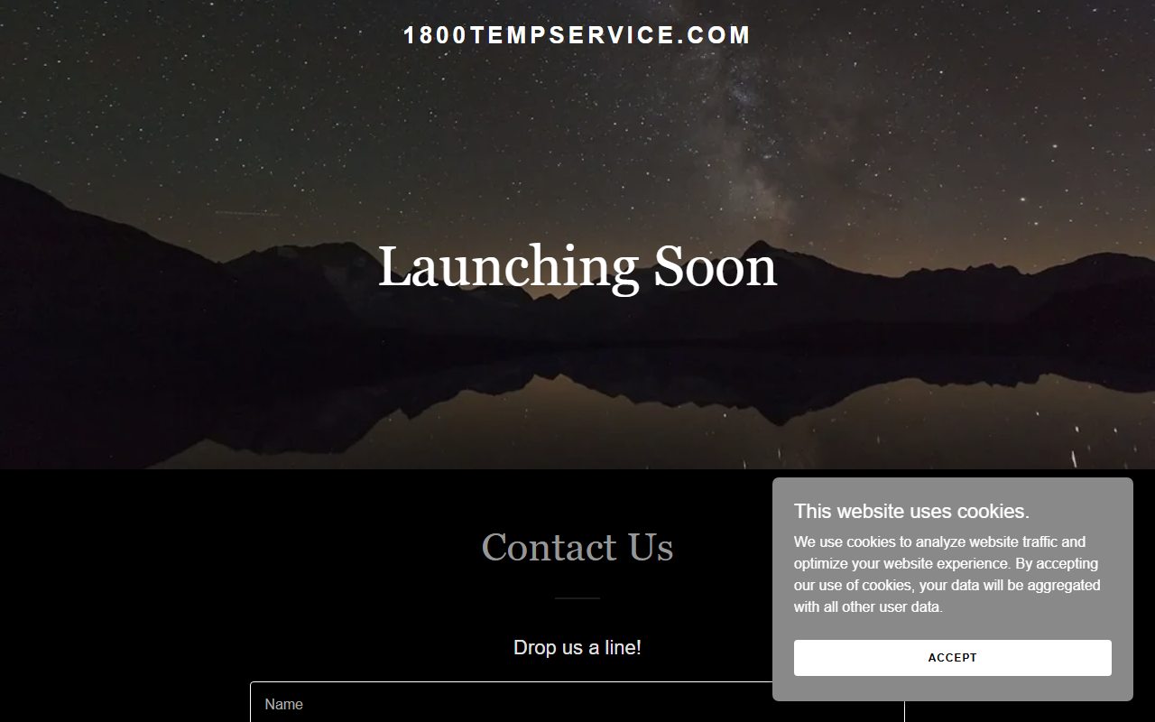 1800tempservice.com screenshot
