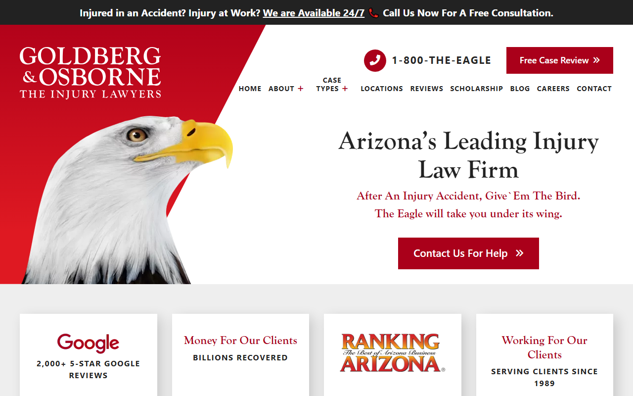 1800theeagle.com screenshot