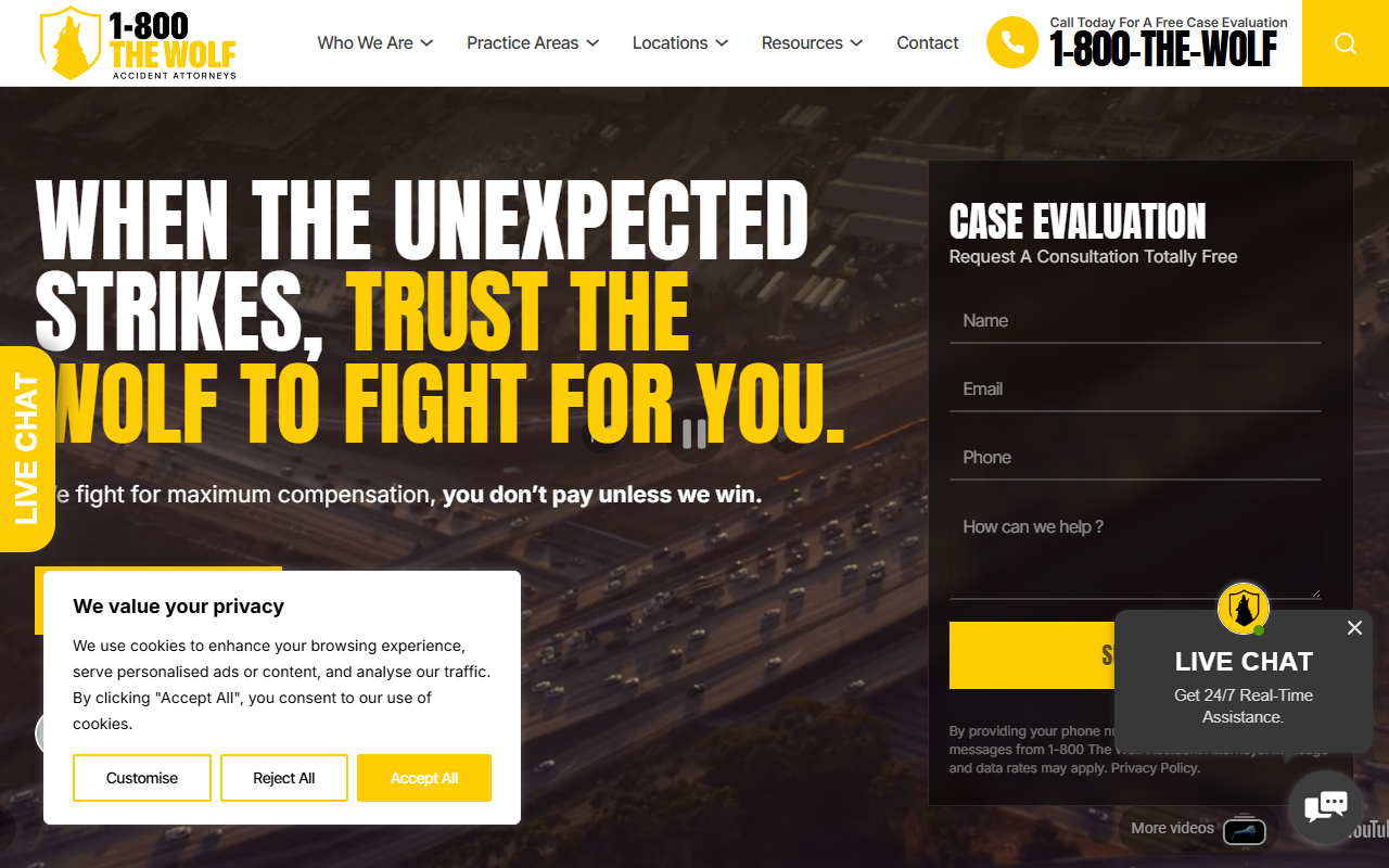 1800thewolf.com screenshot