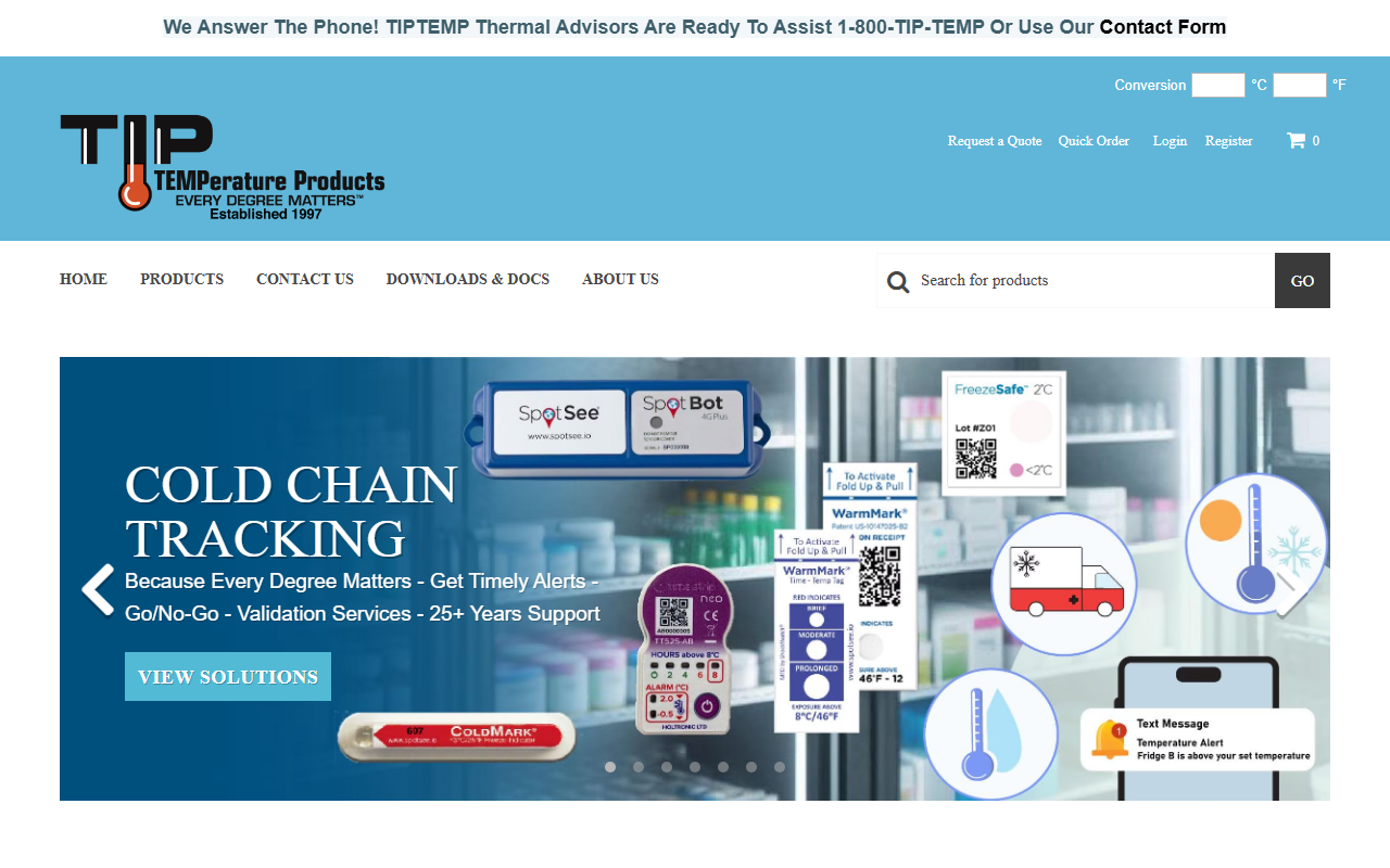 1800tiptemp.com screenshot