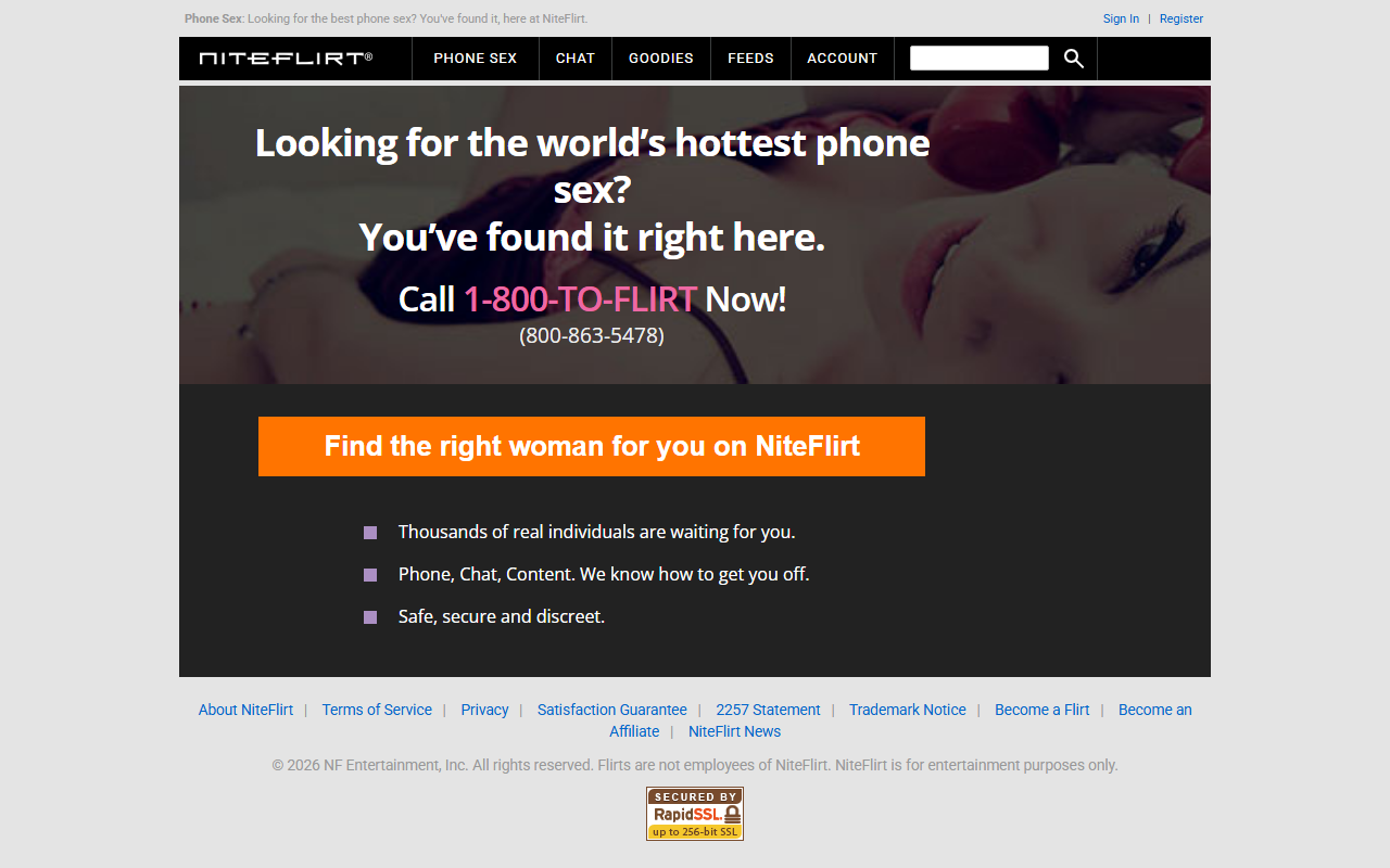 1800toflirt.com screenshot