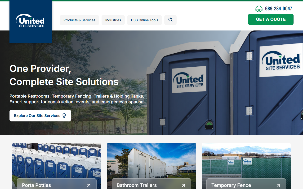 1800toilets.com screenshot