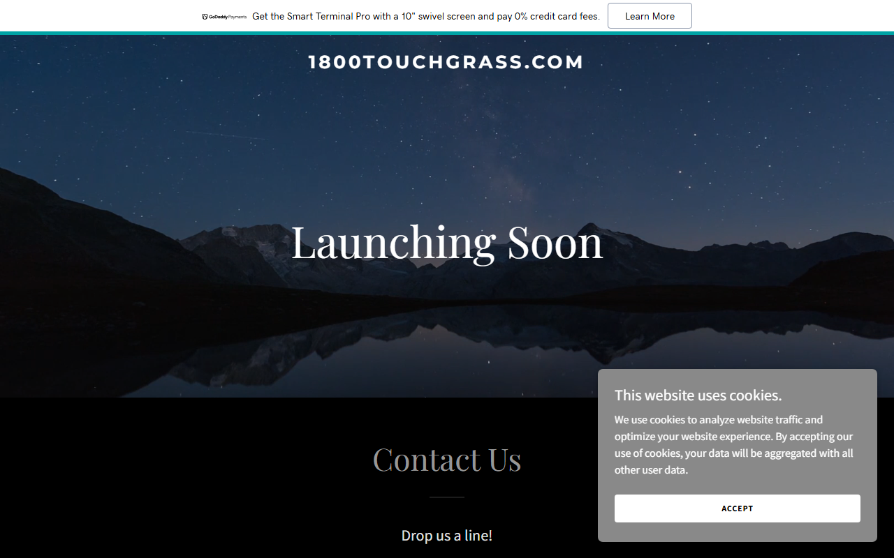 1800touchgrass.com screenshot