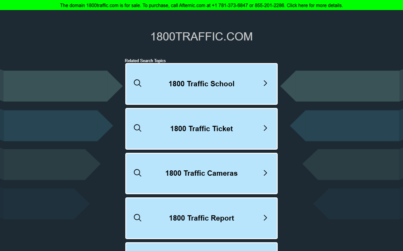1800traffic.com screenshot