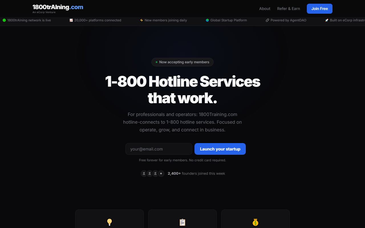 1800training.com screenshot