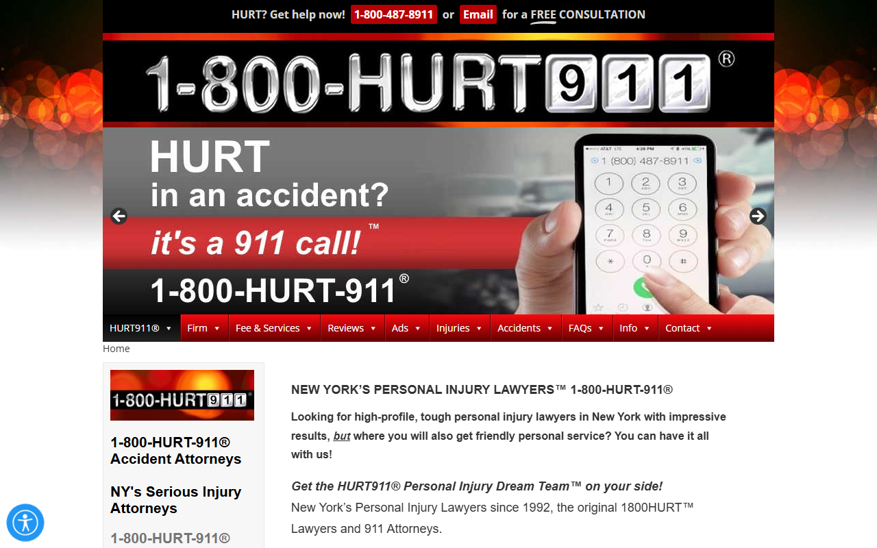 1800uslaws911.com screenshot