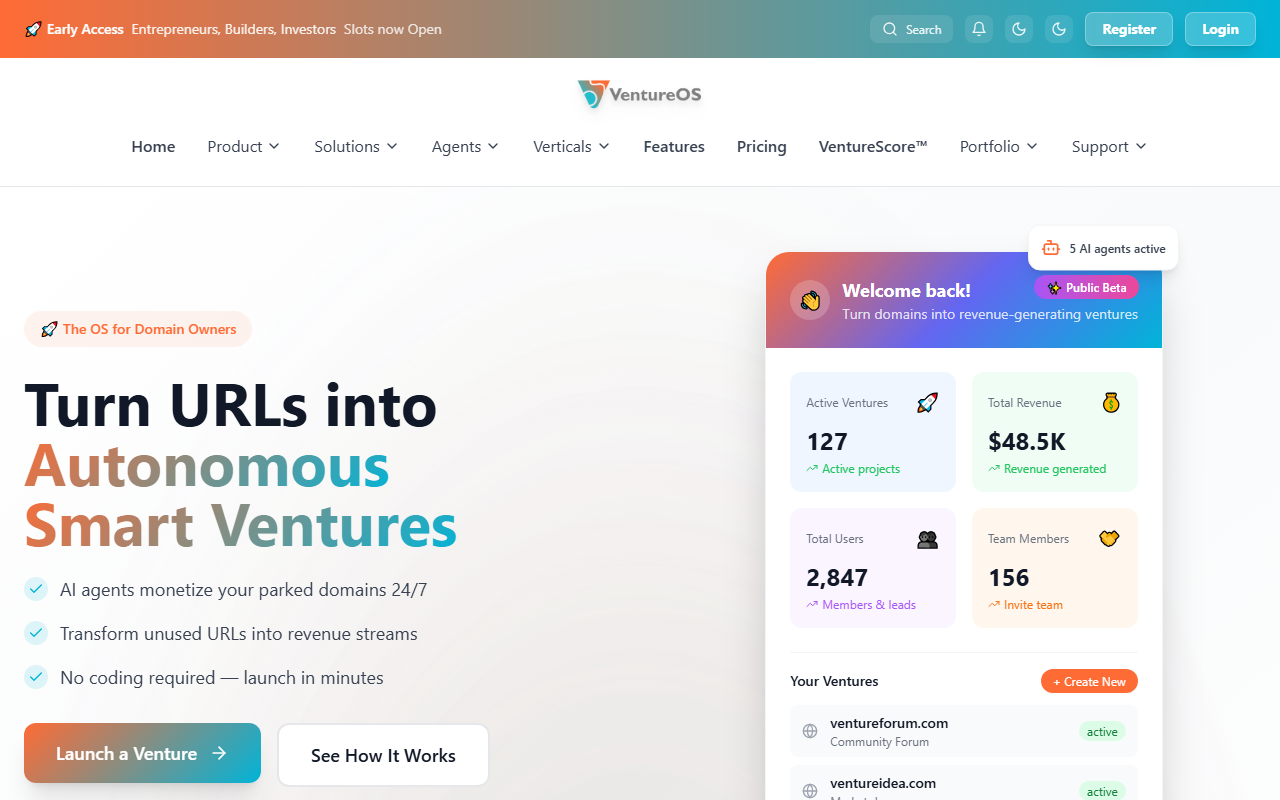 1800ventures.com screenshot