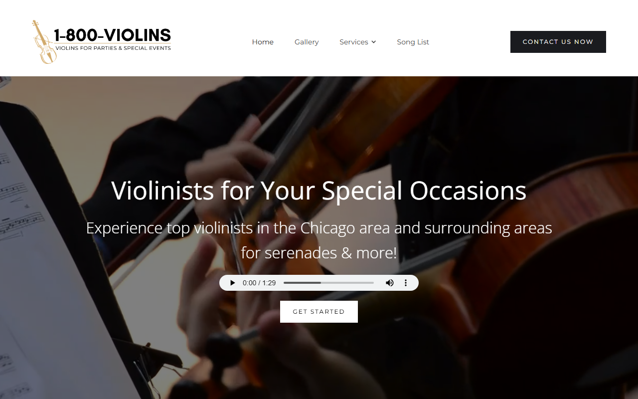 1800violins.com screenshot