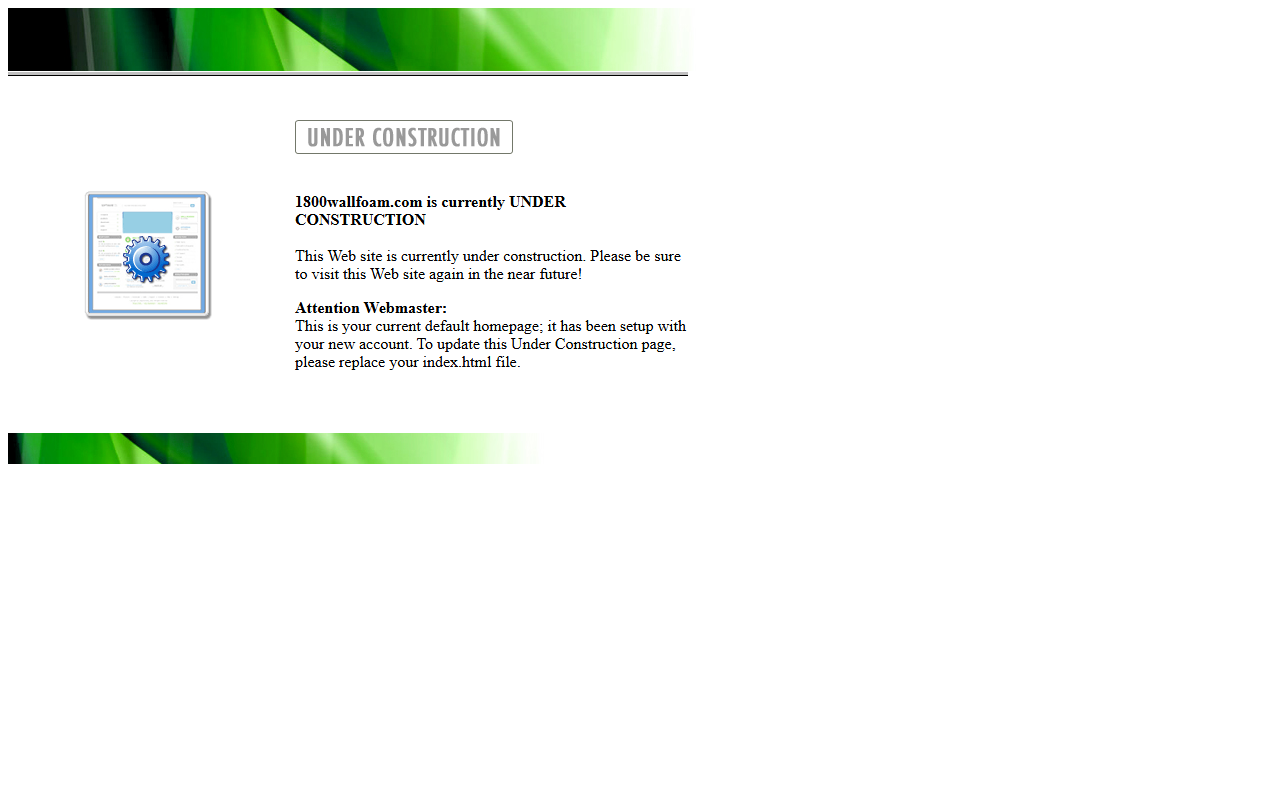 1800wallfoam.com screenshot