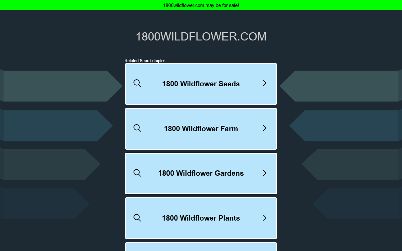 1800wildflower.com screenshot