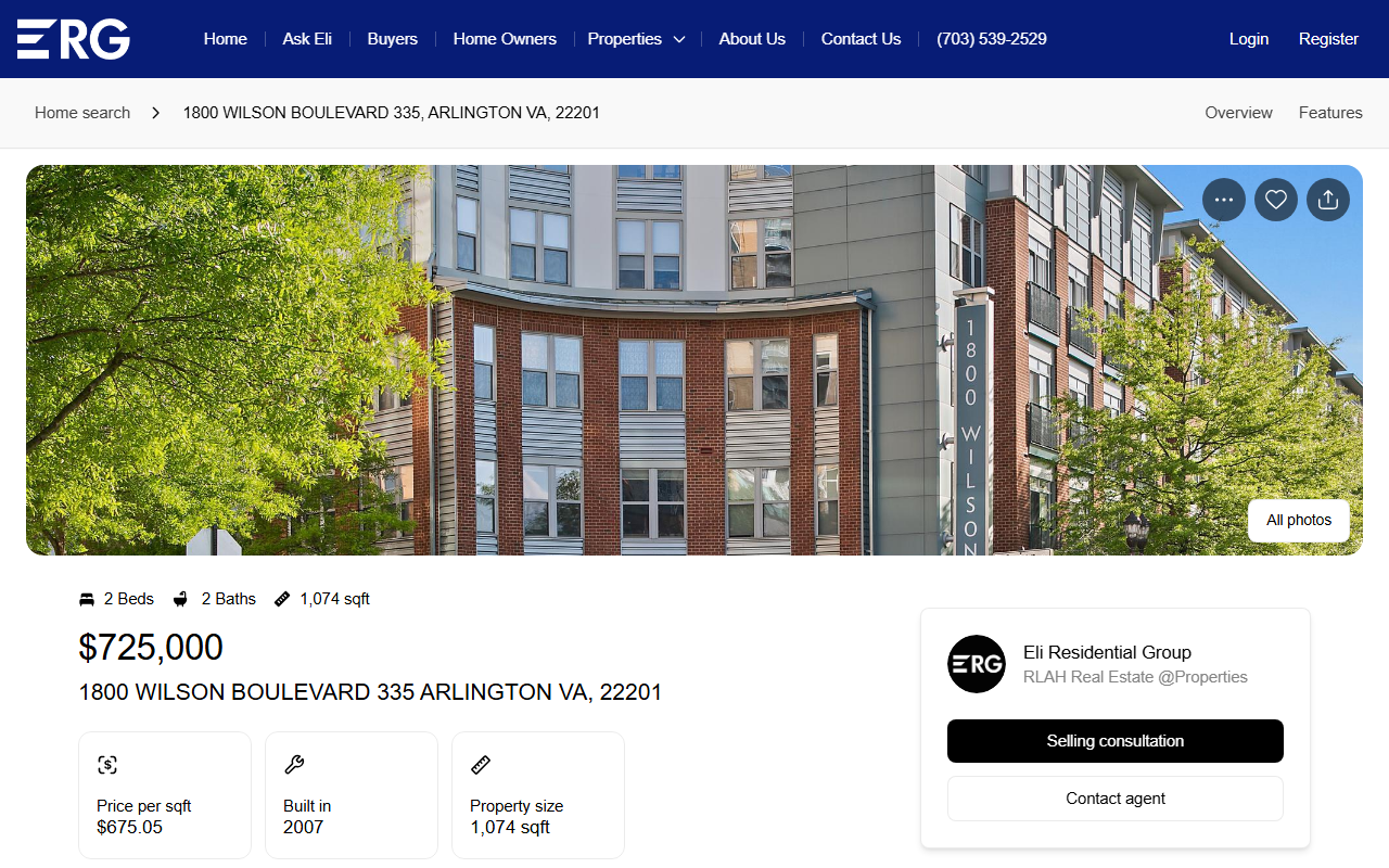1800wilsoncondo.com screenshot