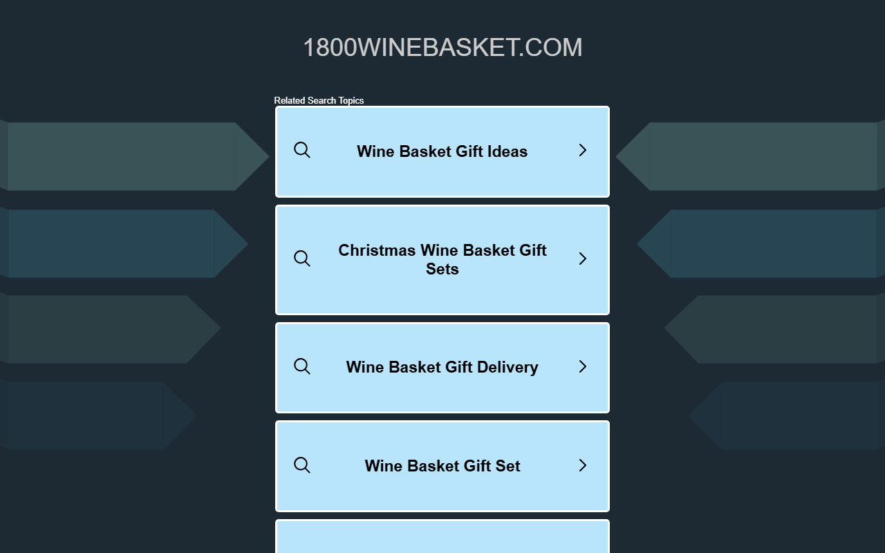 1800winebasket.com screenshot